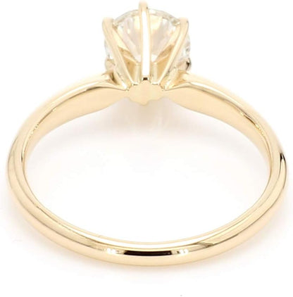 14K Yellow Gold Lab-Grown Diamond Solitaire Wedding Engagement Ring (1.00 Cttw, I-J Color, VS2-SI1 Clarity)